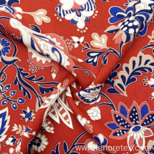 100% Rayon Woven 60s Viscose Digital Printed Fabric